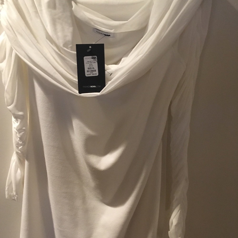 White off the shoulder dress